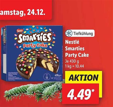 Nestlé Smarties Party Cake Angebot bei Lidl 1Prospekte de