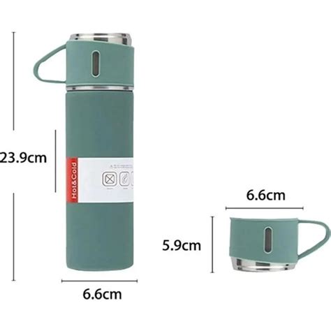 Vacuum Termos Paslanmaz Elik Bardakl Renk Set Fiyat