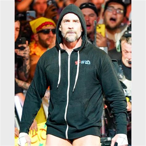 WWE SummerSlam 2024 CM Punk Hoodie In Black