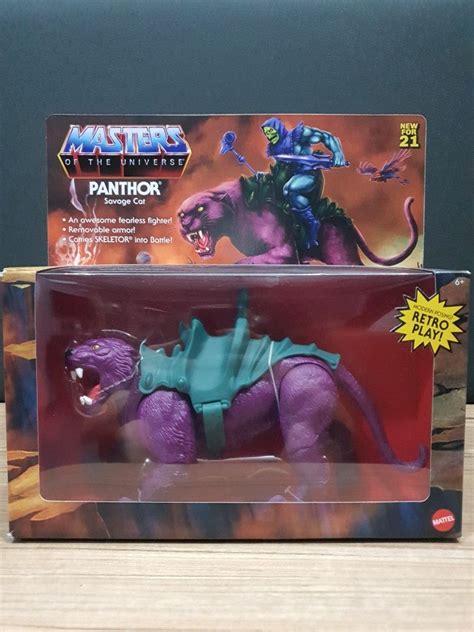 Masters Of The Universe Flocked Panthor Motu Origins Hobbies Toys