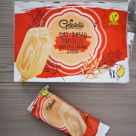 Gelatelli Oat Based Popsicles Vanilla Caramel Flavour Reviews