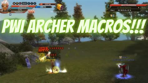 Pwi Archer Macros Tutorial Perfect World International How To