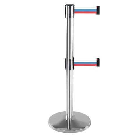 Стойка с двумя вытяжными лентами ArtBarrier Double Глянцевая (лента 3 ...