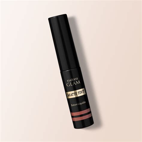 Eudora Glam Matte Tint Batom L Quido Nude Ic Nico G Parcelamento Sem