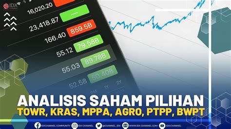 ANALISIS SAHAM PILIHAN TOWR KRAS MPPA AGRO PTPP BWPT YouTube