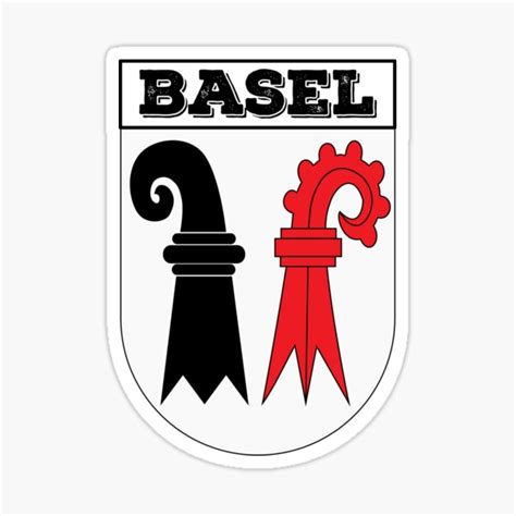 Basel Coat Of Arms Cantons Of Switzerland Sticker For Sale By