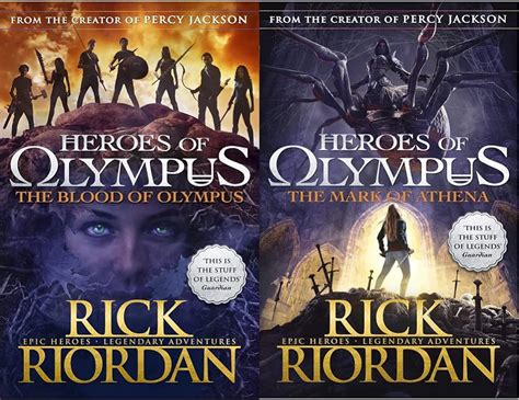 The Mark of Athena (Heroes of Olympus Book 3)+The Blood of Olympus ...