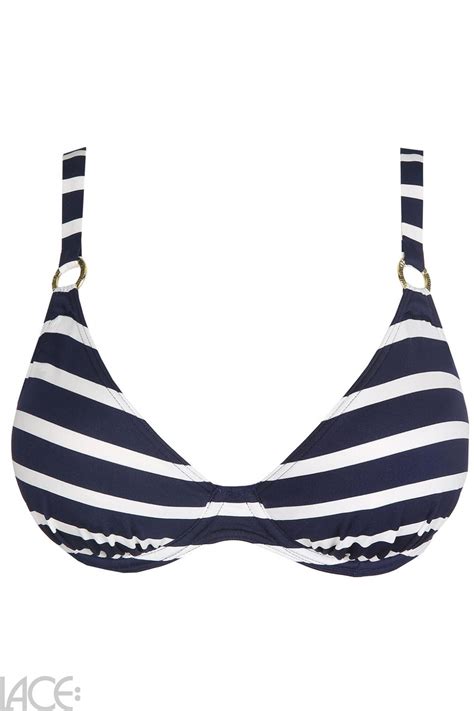 Primadonna Swim Nayarit Plunge Bikini Top E G Cup Lace Lingerie