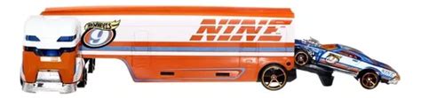 Vehículo Hot Wheels Speedway Hauler Semirremolque Con Auto Envío gratis