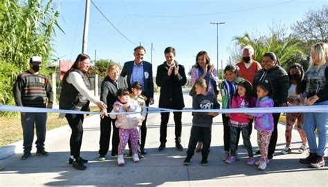 Katopodis y Mantegazza inauguraron la pavimentación de la avenida 9 de