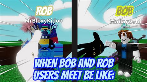 Slap Battles When BOB And ROB Users Meet Be Like YouTube