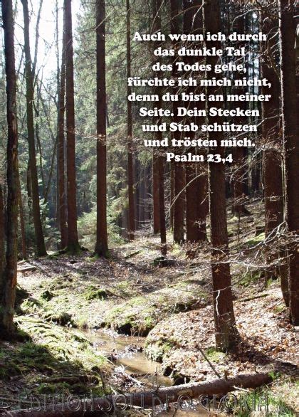 Christliche Postkarte 36 Kondolenzkarte Psalm 23 Beileid Trauer