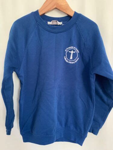 Boys Primary School Uniform Sweatshirt St Francis Of Assisi Age 78