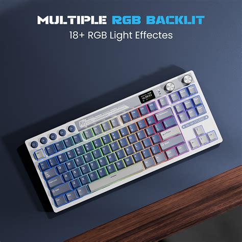 Rk Royal Kludge Rk M Hot Swappable Wired Backlit Rgb Gaming Computer Keyboard Mechanical