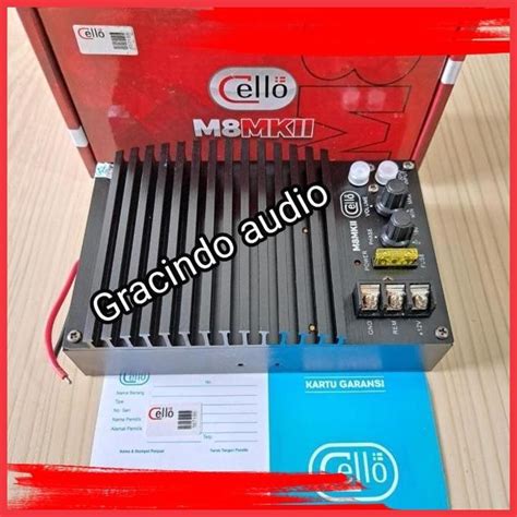 Jual CELL POWER AMPLIFIER MONOBLOK CELLO M8MKII ORIGINAL CELLO FOR