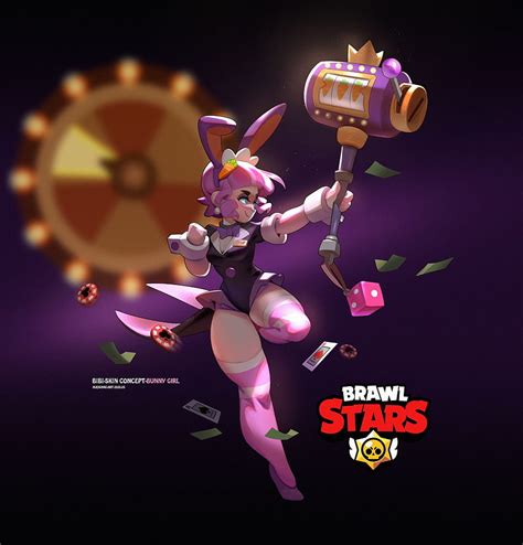 ArtStation Fan Art_supercell Brawl Stars Bunny BiBi Skin, Xuexiang ...