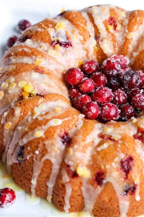 Cranberry Orange Bundt Cake Made With A Box Cake Mix