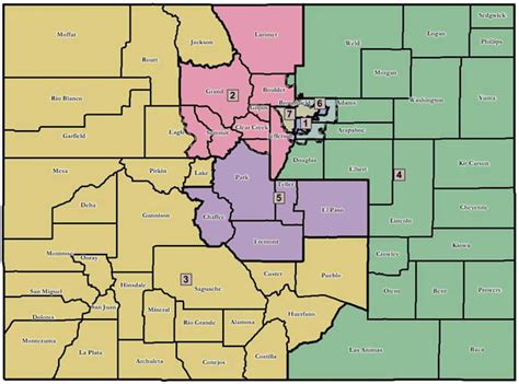 Colorado House District Map