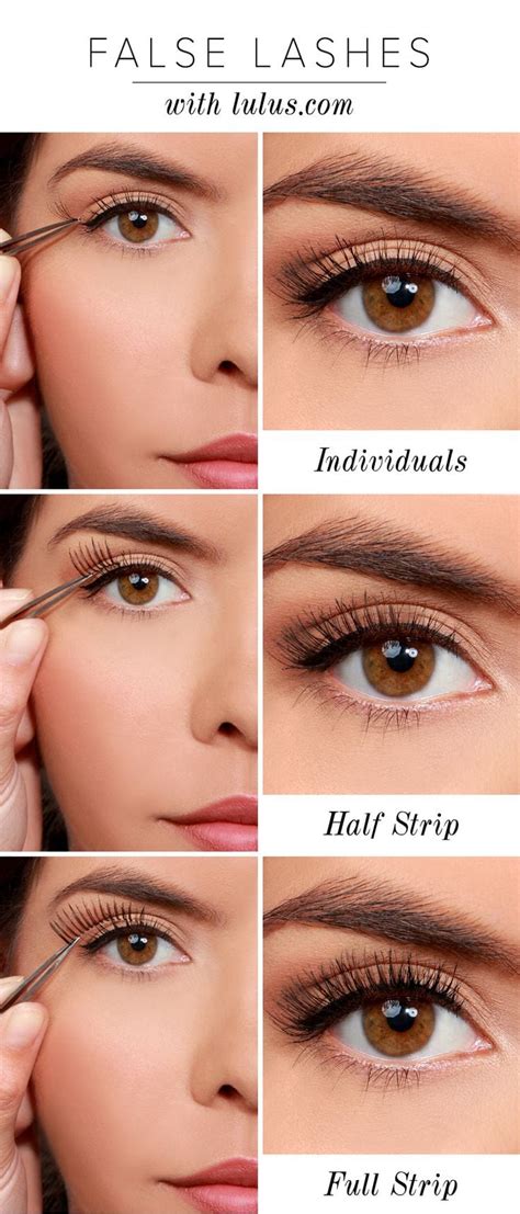 How To Apply False Lashes For The First Time With Pictures