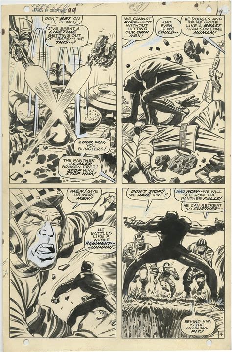 Original Art By Jack Kirby Syd Shores For Tales Of Suspense 99