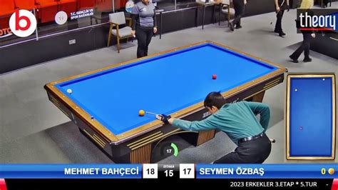 Seymen ÖzbaŞ Vs Mehmet BahÇecİ 3 Cushion Billiards Turkiye