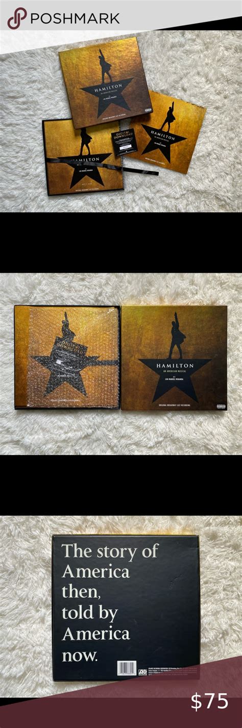 Hamilton Original Broadway Cast Soundtrack 4LP Vinyl Box Set Hip Hop ...