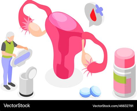 Menopause symptoms composition Royalty Free Vector Image