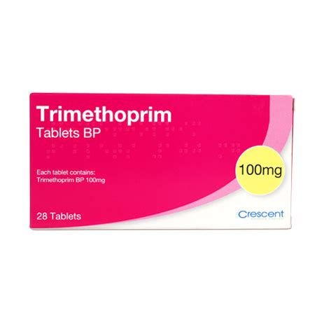 Trimethoprim 100mg Tablets Crescent Pharma