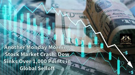 Another Monday Morning Stock Market Crash Dow Sinks Over 1000 Points