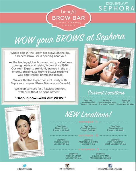 Benefit Brow Bar At Sephora Girls Of To