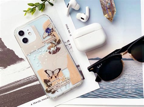 Cute Butterfly Collage Clear Phone Case For Iphone 12 Mini Xr Etsy De