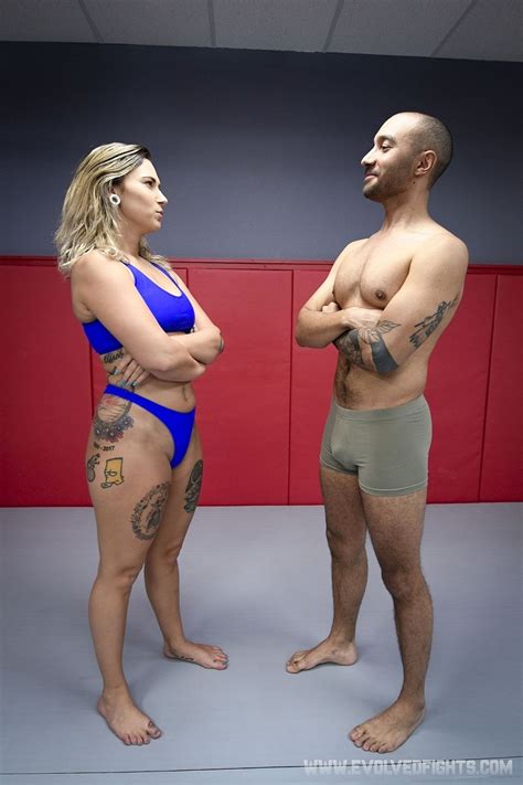 Hot Blonde Red August Has Hardcore Sex With A Man While Wrestling With Him CoedCherry