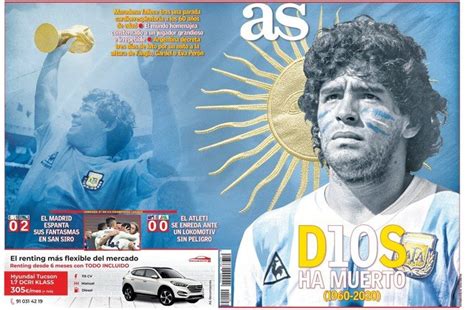 Las Portadas Más Impactantes Después De La Muerte De Maradona — Rockandpop