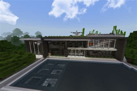 Download Modern House Map for Minecraft PE: cool designed buildings