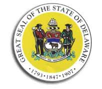 Buy Delaware - 3.5" State Seal | Flagline