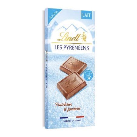 Lindt Chocolat Au Lait Les Pyrénéens La Tablette De 150G