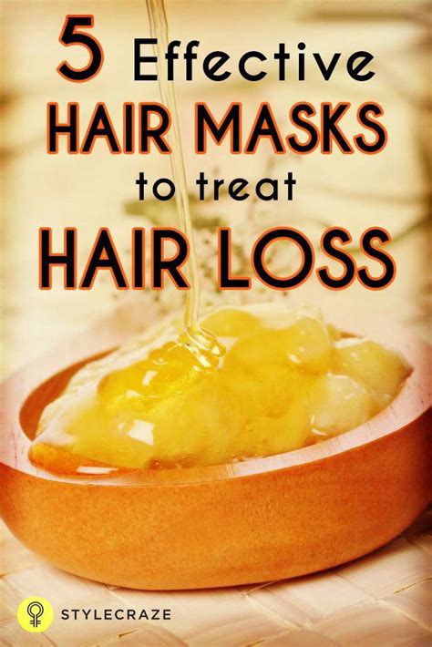 15 Effective Hair Masks To Treat Hair Loss Treat Hair Loss Effective