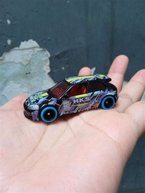 Promo Hot Wheels Honda Civic EK Custom HKS Diskon Di Seller Indah Toys Store Tegal Alur