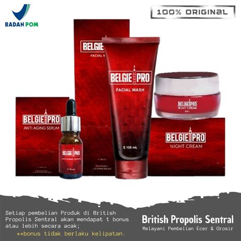 Jual Paket Belgie Pro Skincare Glowing Original Bpom Dan Halal Mui