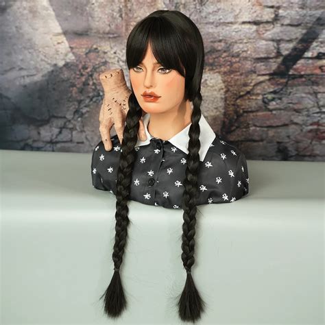 Comprar Peruca Wednesday Addams Wandinha Online