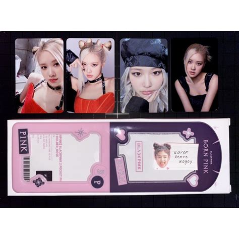 [onhand] Blackpink Born Pink Md Toploader Kit Photocards 2 Pocket