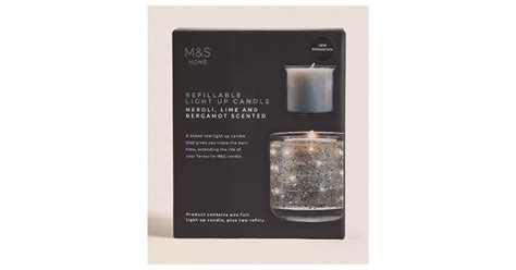 Marks Spencer Light Up Candle Neroli Lime Bergamot Light Up