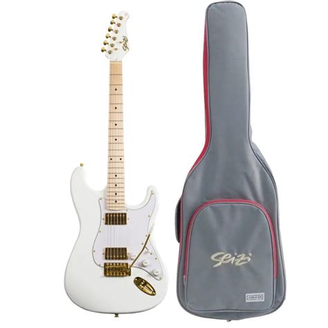 Guitarra Branca E Dourada - Guitarra Seizi Vintage Ronin HH White Gold Branca e Dourada - Loja de ...