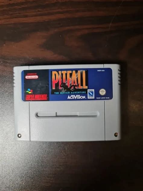 Snes Super Nintendo Pitfall L Avventura Maya Eur Picclick It