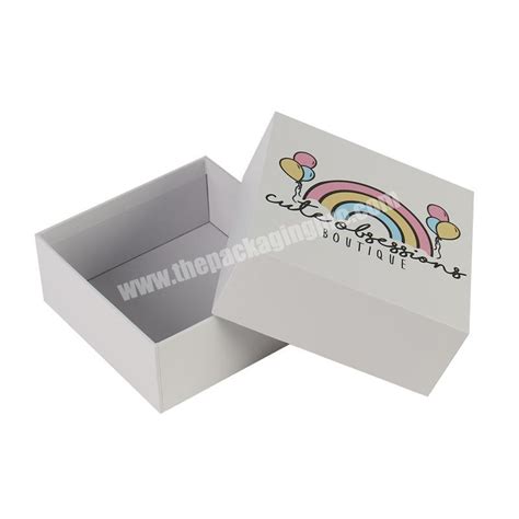 Impression Personnalisee Boite En Carton White Emballage Coffret Cadeau