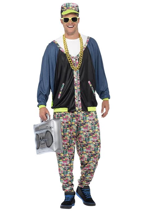 80 S Hip Hop Rapper Costume Rapper Costume Hip Hop Outfits Male