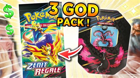 Trovo God Pack Nelle Nuove Tin Pokemon Di Zenit Regale Le Apriamo