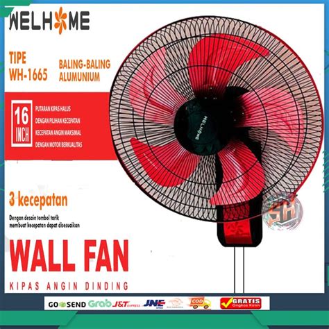 Jual Kipas Angin Dinding GMC 18 Kipas Besi 18 Wall Fan GMC 18 518