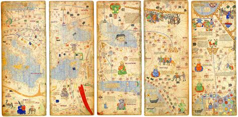 One of the most important maps of medieval Europe: The Catalan Atlas of ...