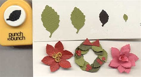 Small Leaf Shapes Paper Punches By Punch Bunch Many Styles To Pick From